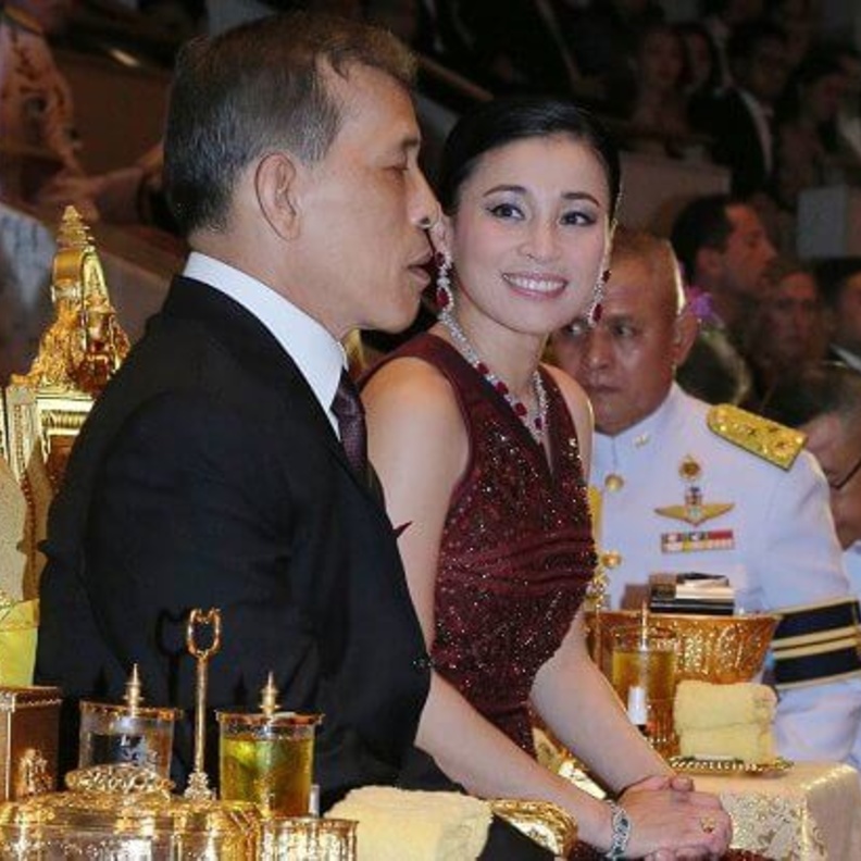 ملك وملكة تايلاند في حفل خوسيه كاريراس