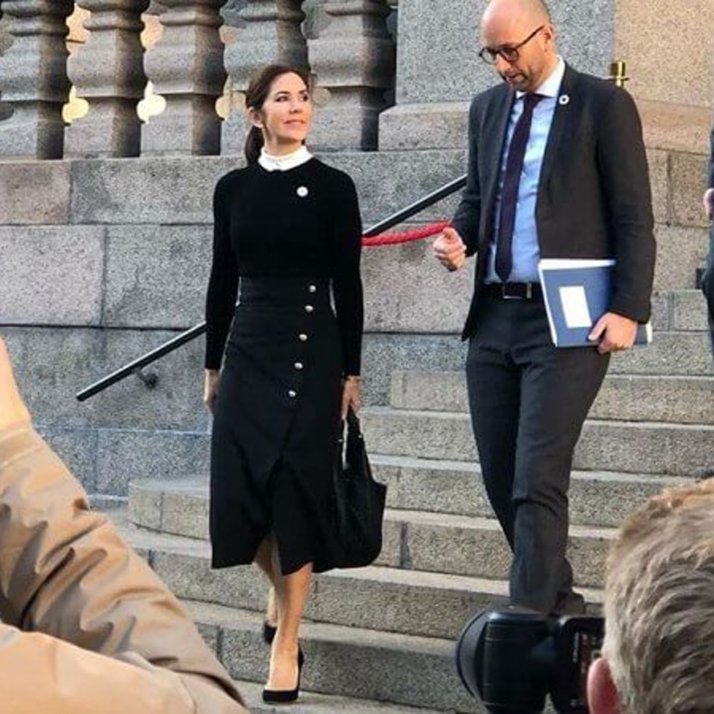 الأميرة ماري في مؤتمر في كريستيانسبورغ