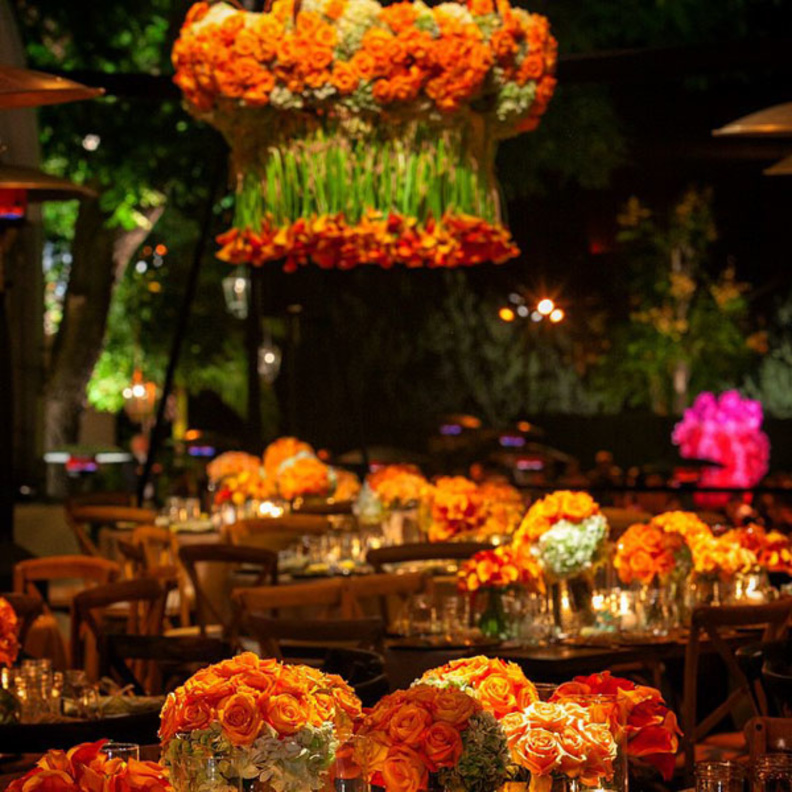 الكريستال الناعم و الجذاب يلفت انظار المدعويين في حفل الزفاف