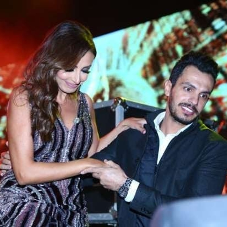 انغام وزوجها