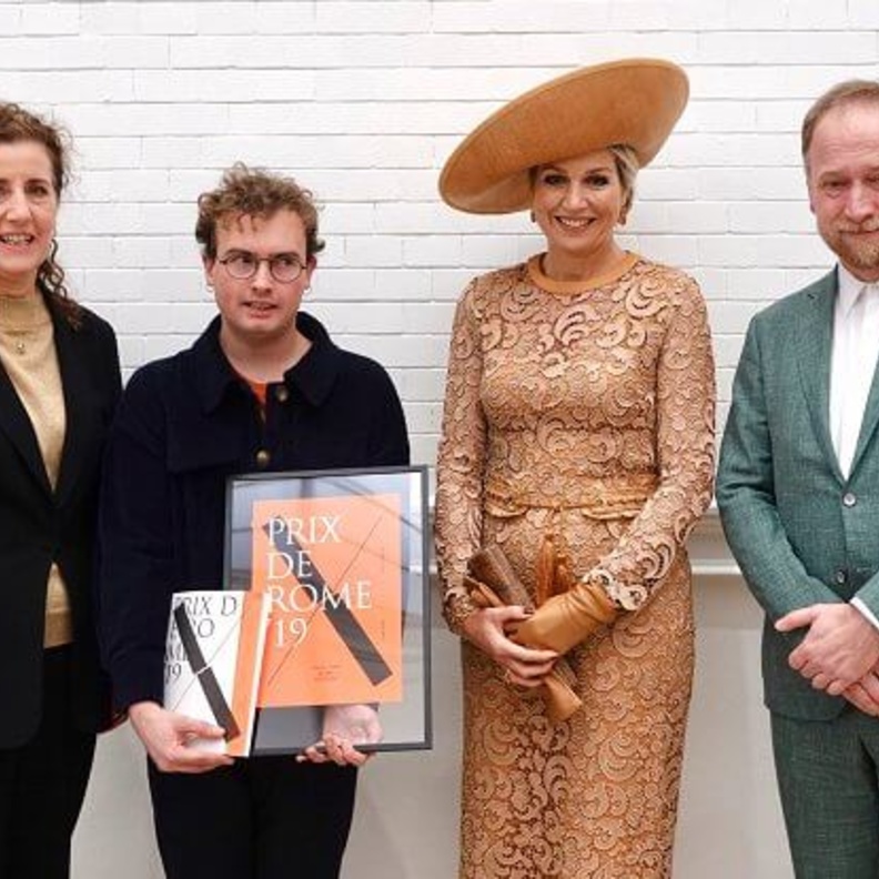 الملكة ماكسيما في حفل توزيع جوائز Prix de Rome لعام 2019