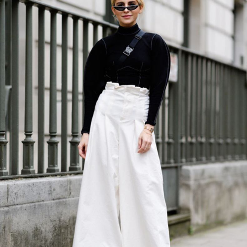 بنطلون عريض من  Balmain 