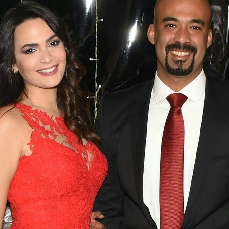 هيثم أحمد زكي وخطيبته