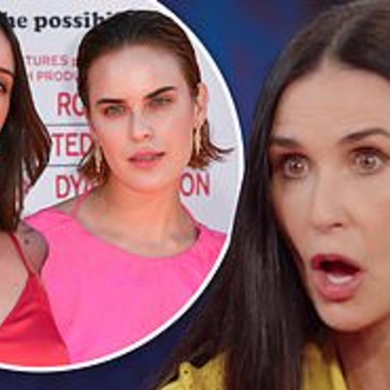 ابنتا ديمي مور 