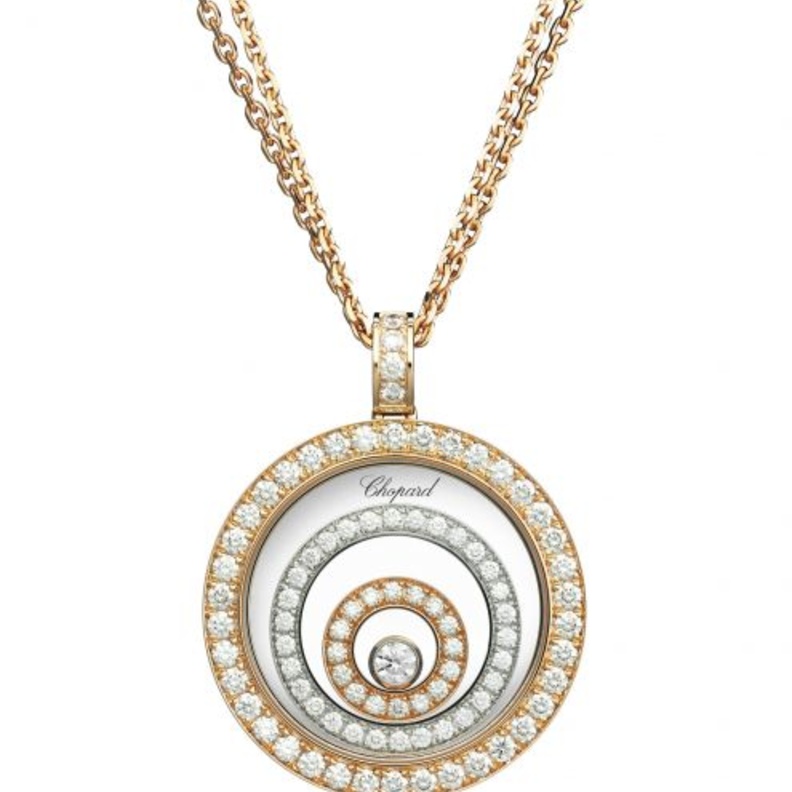 عقد ذهب وردي فاخر من Cartier