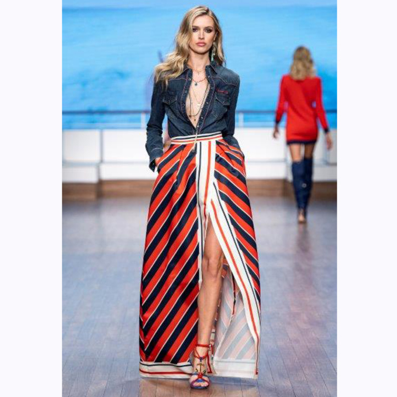 Elisabetta Franchi تأخذنا في رحلة بحرية في عرض أزياء ربيع - صيف 2020