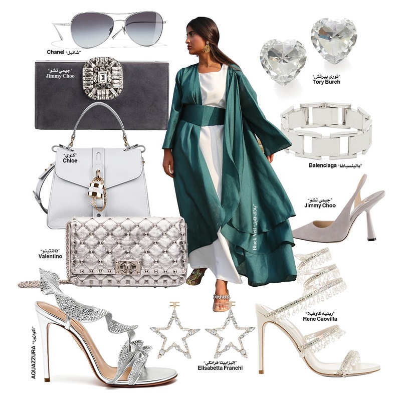 إطلالة بعباية على الموضة