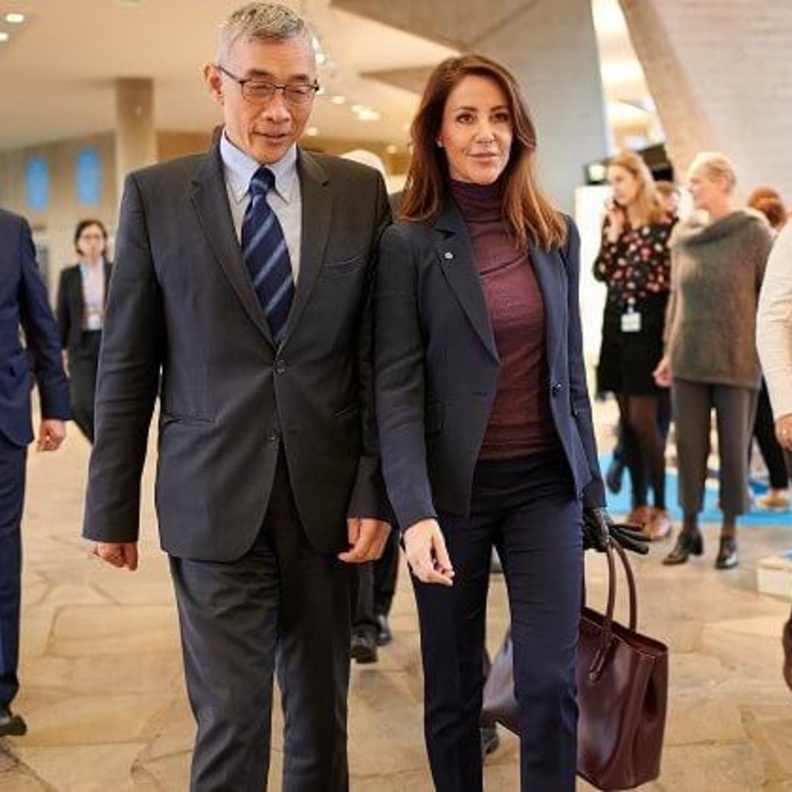 الأميرة ماريا في المؤتمر العام الأربعون لليونسكو