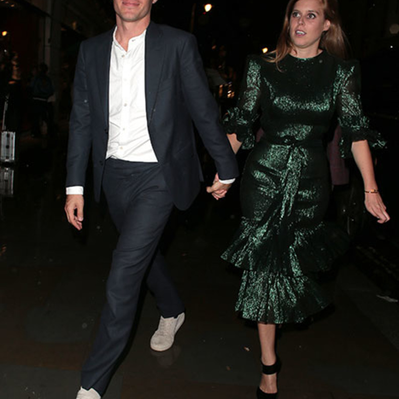 الأميرة بيانريس ووالدها الأمير أندرو