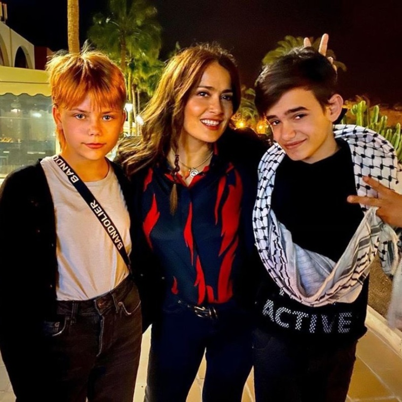 سلمى حايك وزين الرافعي