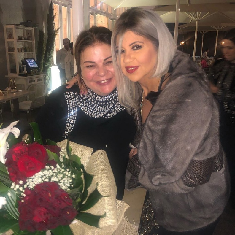 ماجدة زكي تحتفل بعيد ميلادها