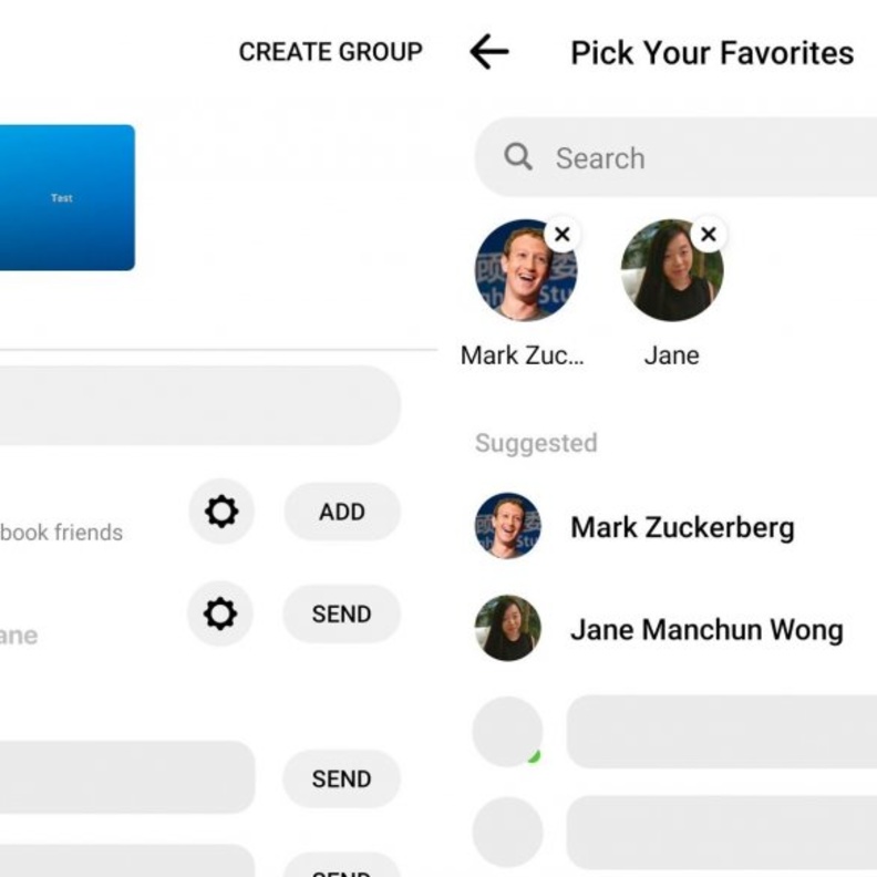 الميزة تسمح للمستخدمين بتخصيص أصدقاء معينين بصفتهم المفضلين