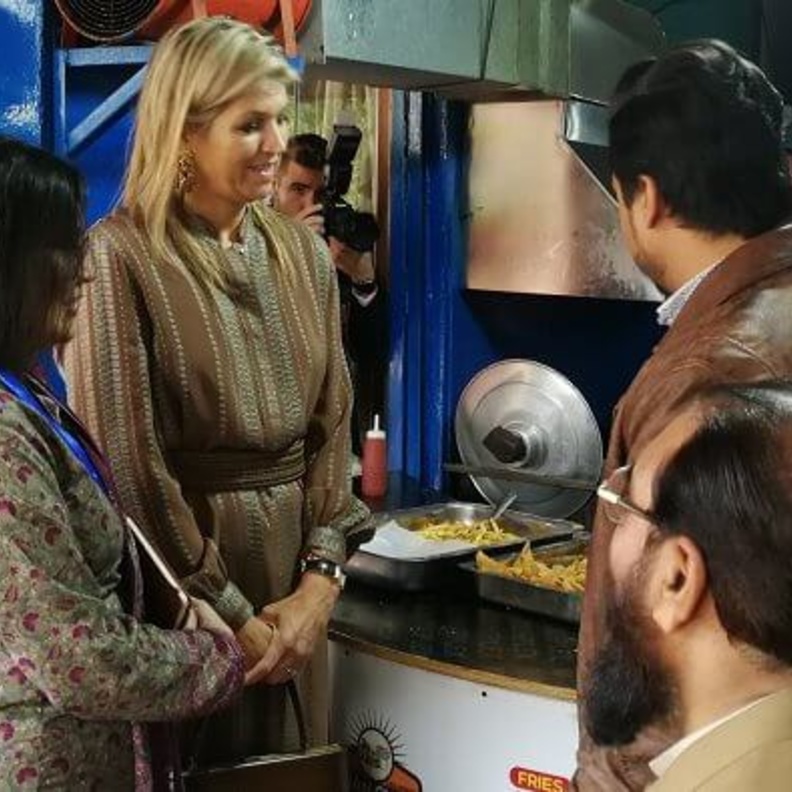 الملكة ماكسيما تزور باكستان