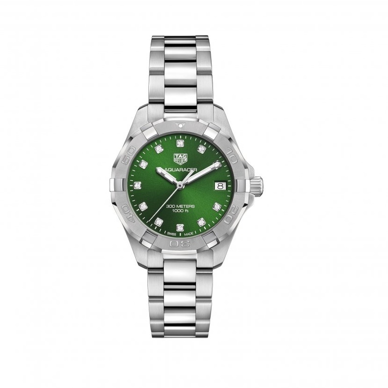 تاغ هوير أكواريسر الخضراء للرجال