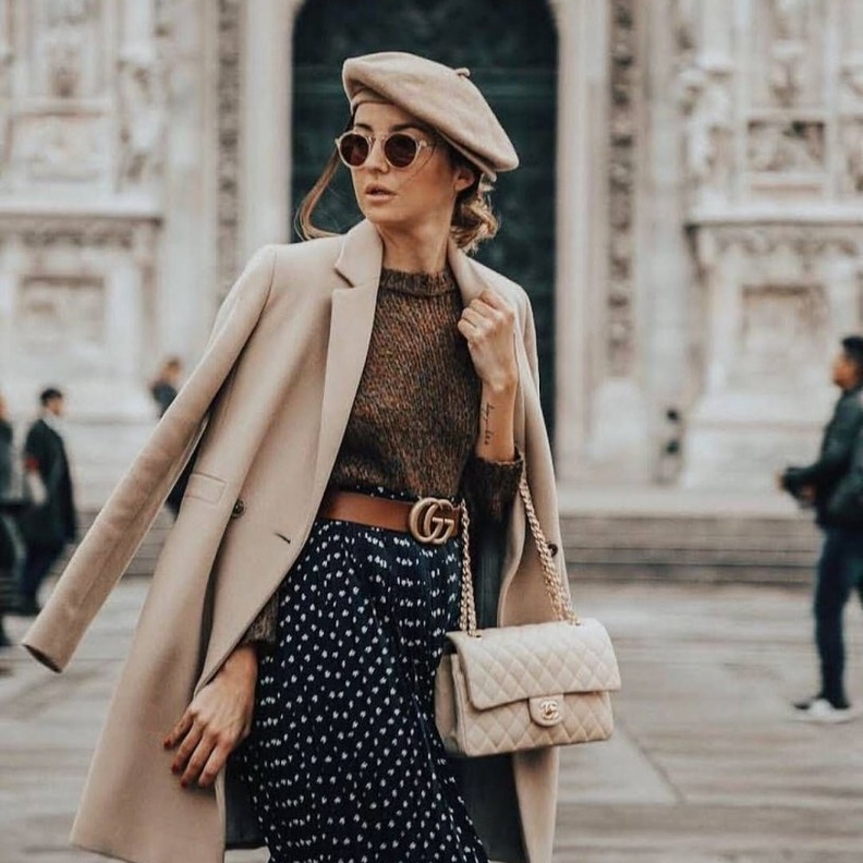 Alaïa قبعة بنقشة النمر