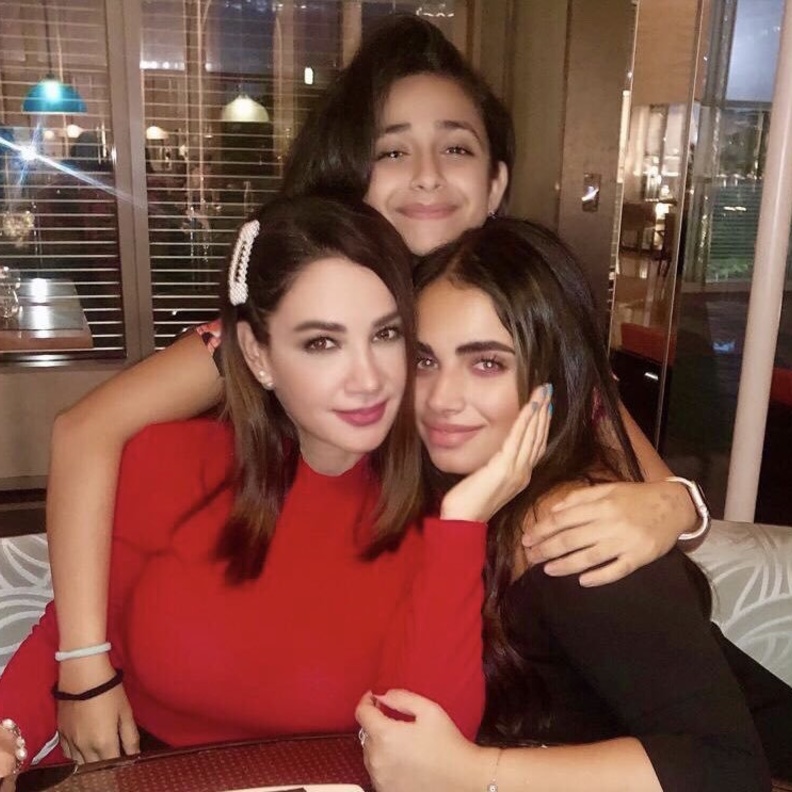 ديانا حداد تحتفل بعيد ميلاد ابنتها ميرا 