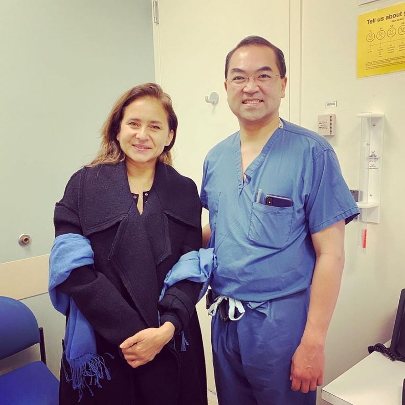 نيللي كريم في المستشفى