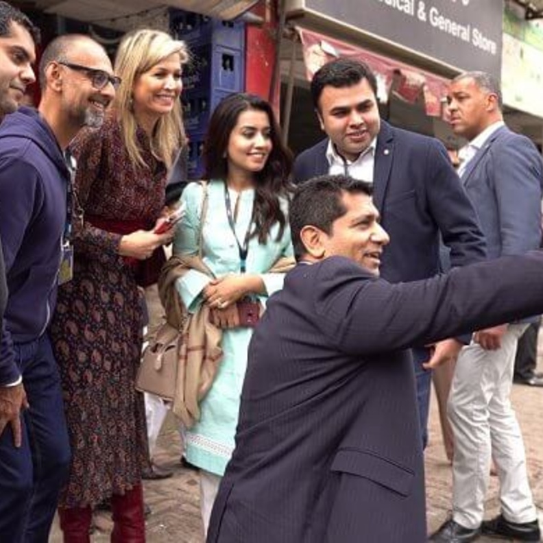 الملكة ماكسيما تزور لاهور