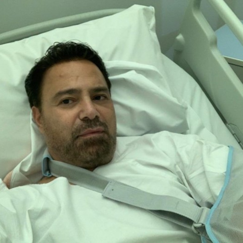 عاصي الحلاني في المستشفى