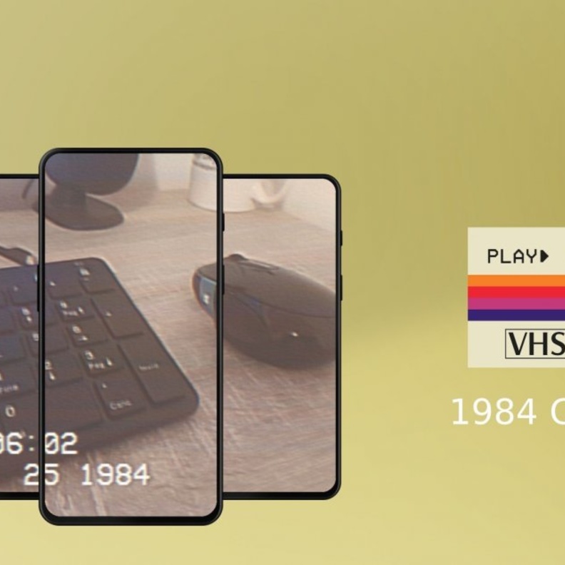  1984 Cam تطبيق جديد يتيح لك إنشاء مقاطع فيديو بمظهر نموذجي من تسجيلات VHS 80s