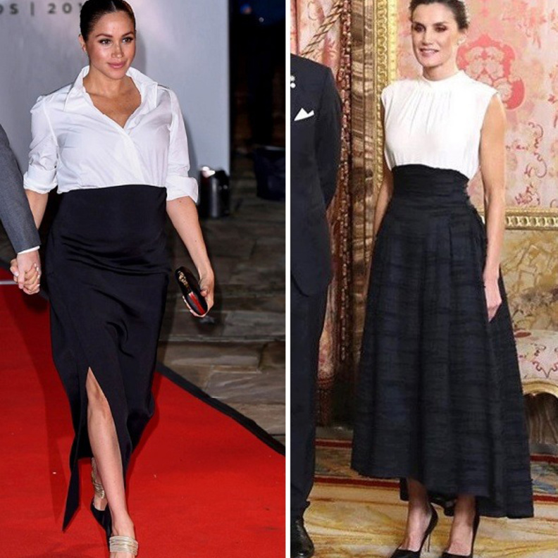 من الأجمل بين إطلالات ميغان ماركل وليتيزيا ملكة إسبانيا