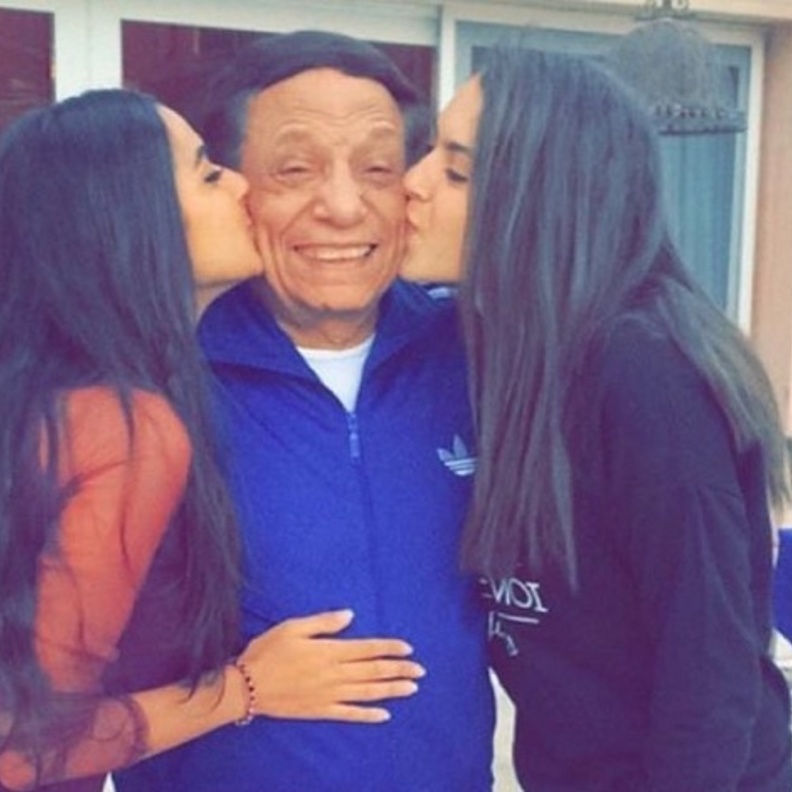 ابنتا شقيق عادل امام نور وفرح