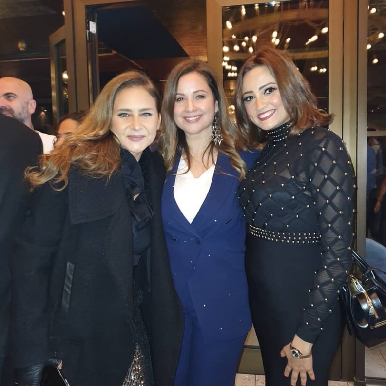 نيللي كريم وريا ابي راشد وبشرى