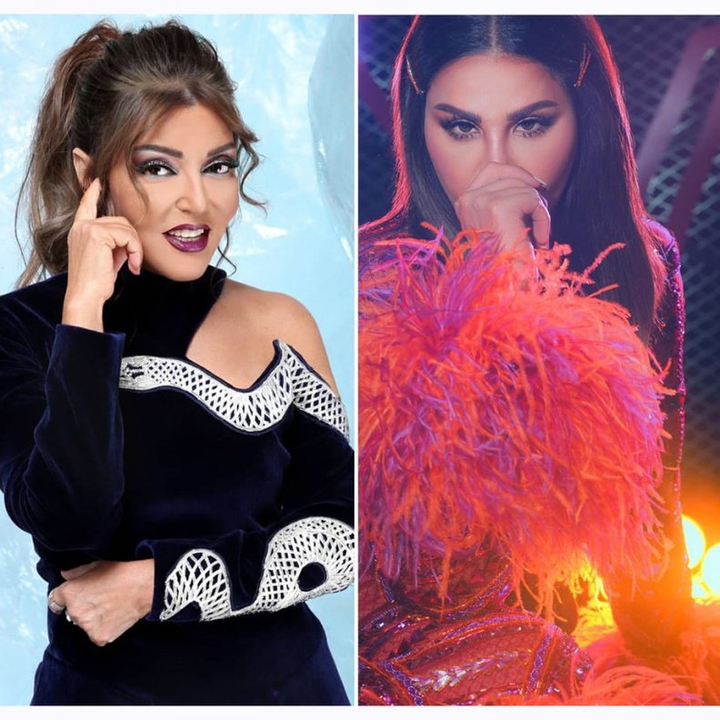 احلام وسميرة سعيد في برنامج ذا فويس