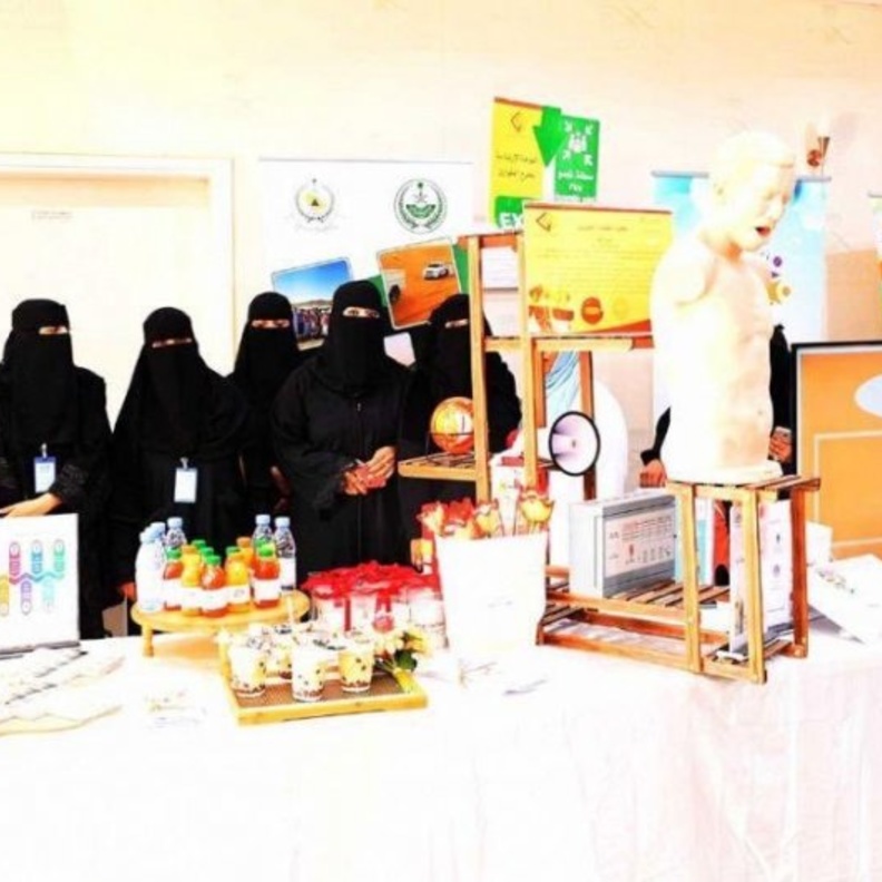 فريق السلامة النسائي أول فريق نسائي للدفاع المدني بتبوك