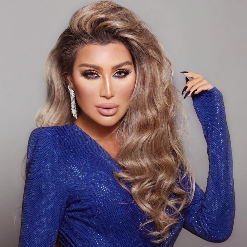 صبغات شعر النجمه مايا دياب