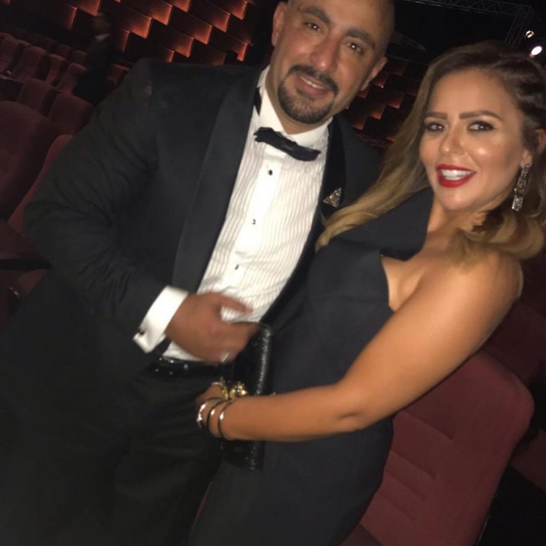 احمد السقا وزوجته 