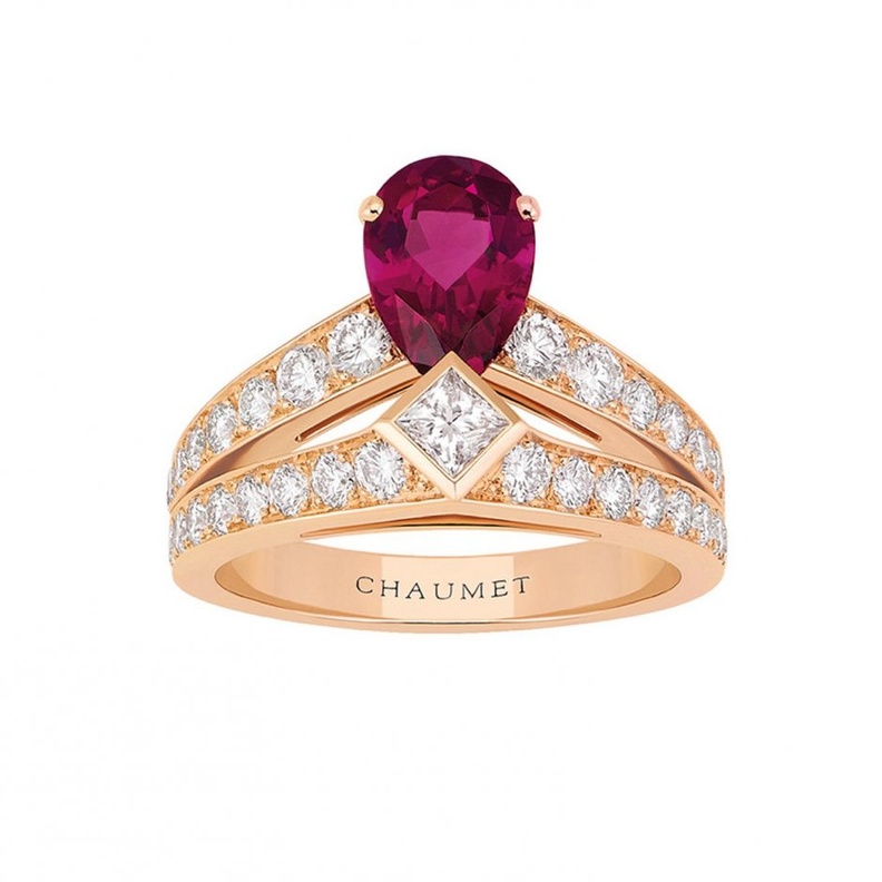 خواتم خطوبة ذهب للعروس من دار Chaumet