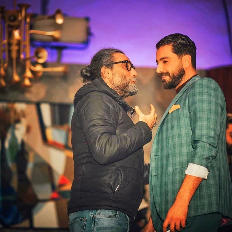 معتصم النهار والمخرج زهير قنوع