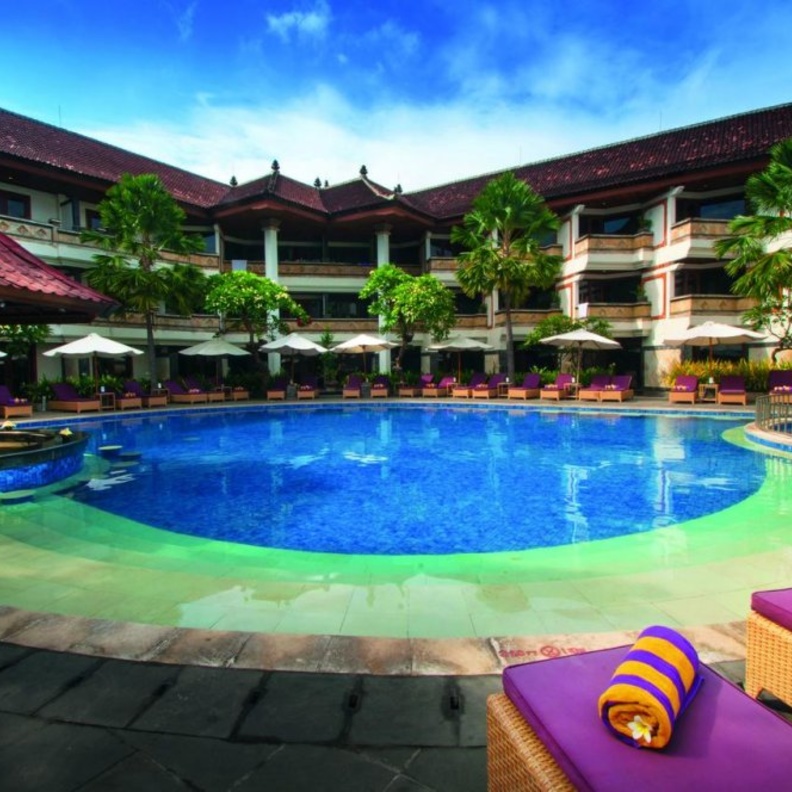 افضل منتجعات بالي لشهر العسل 2020 - اينا غراند كوتا - حوض السباحة