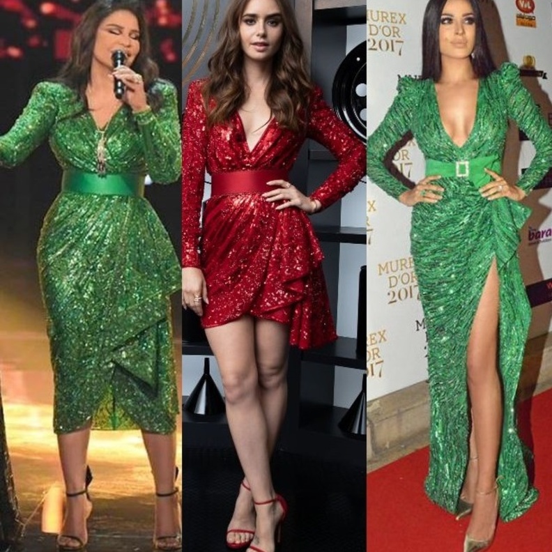 فستان واحد بثلاثة نسخات