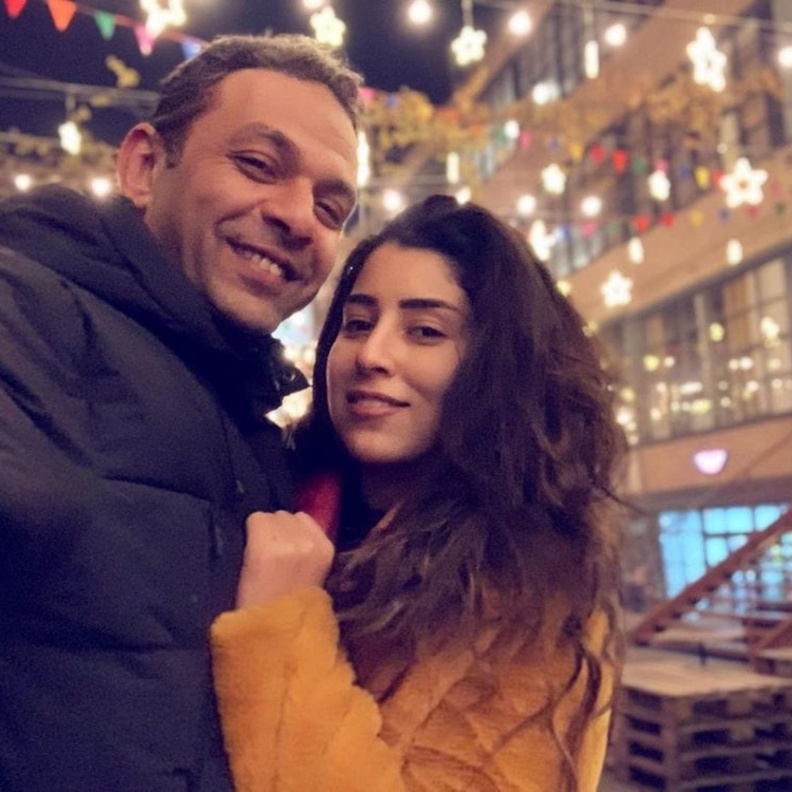 آيتن عامر وزوجها