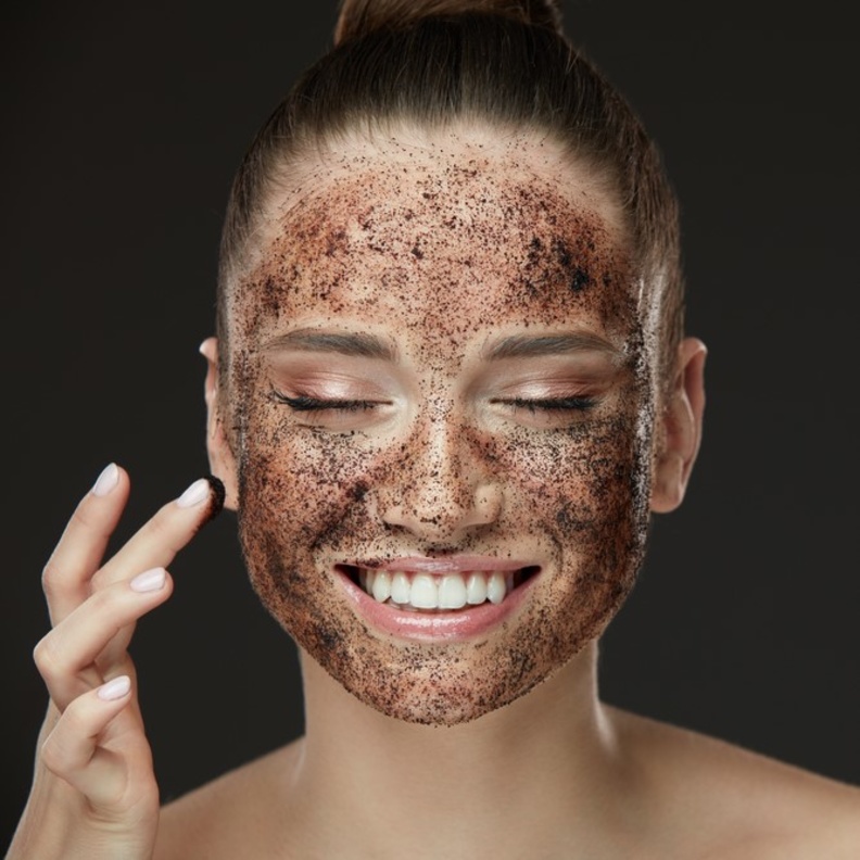 ماسك اللبن والقهوة للبشرة الدهنية 