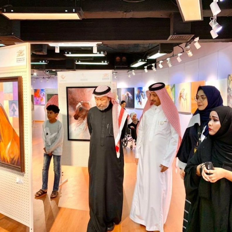 الأمير فيصل بن عبدالله أثناء حفل تكريم الفائزين