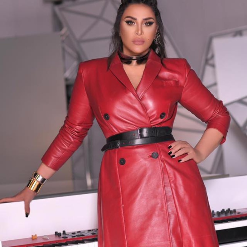 اطلالة انيقة من تصميم طوني صوايا