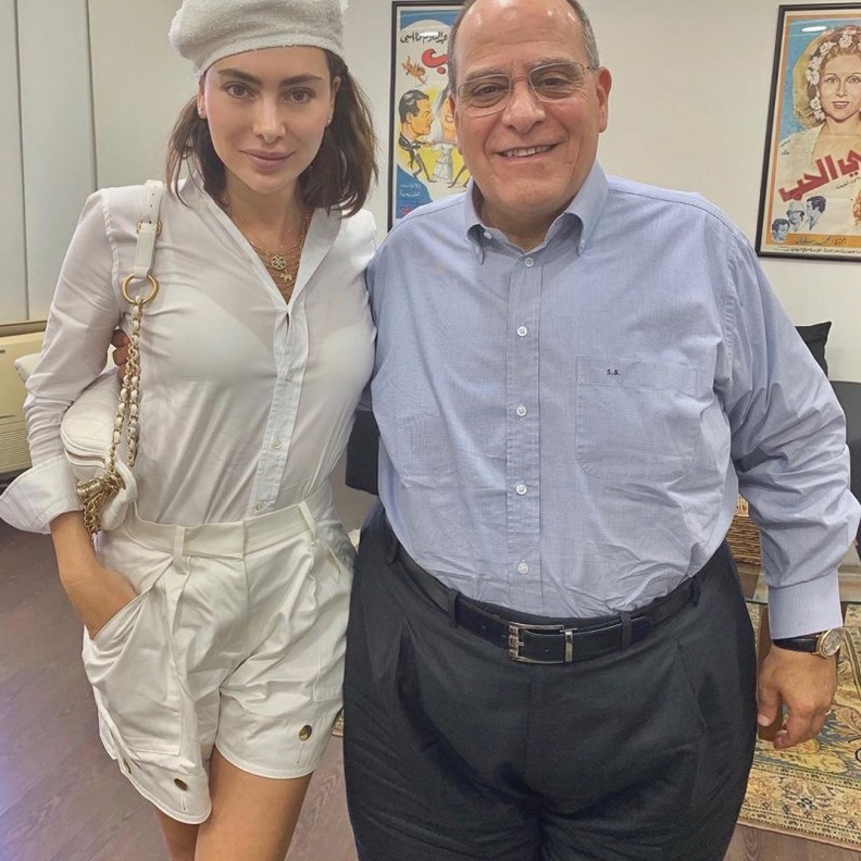 ستيفاني صليبا وصادق الصباح