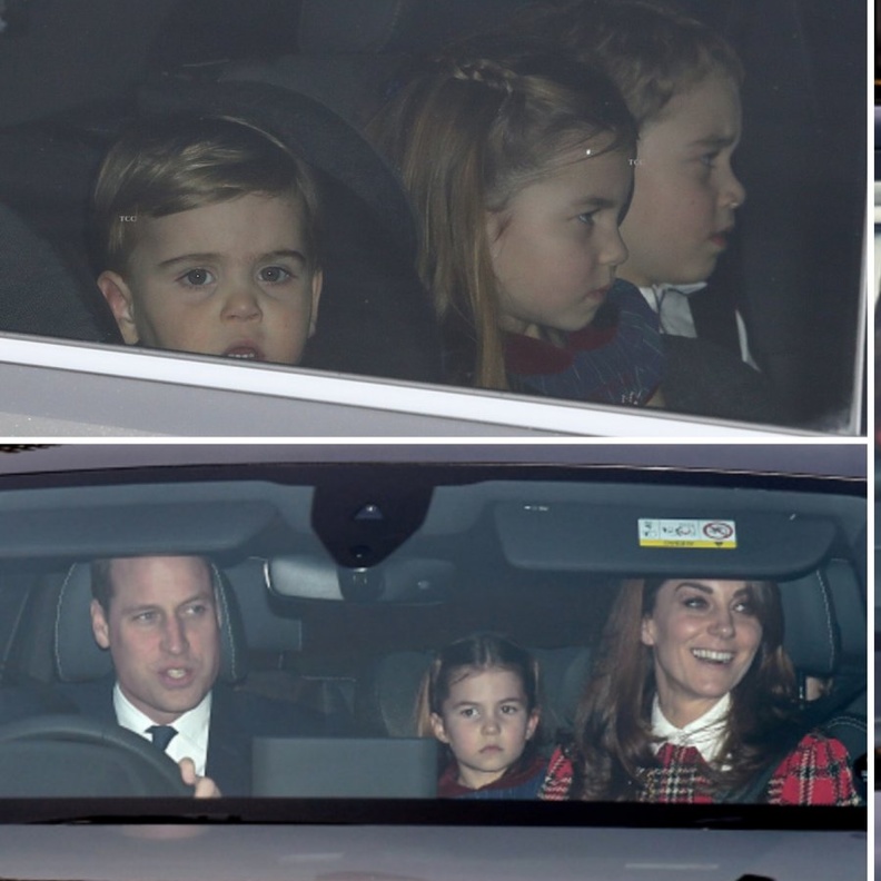 العائلة المالكة البريطانية في حفل غداء الملكة