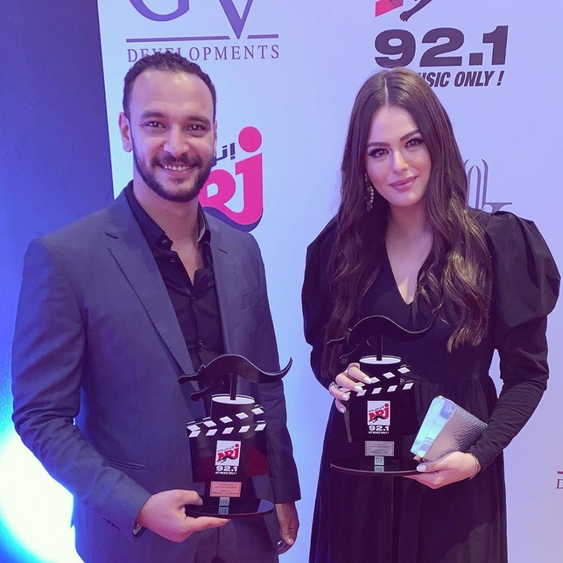 احمد خالد صالح وهنادي مهنى