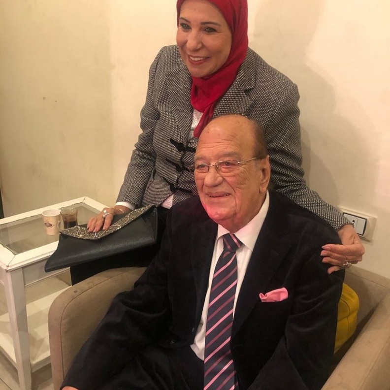 حسن حسني وزوجته 
