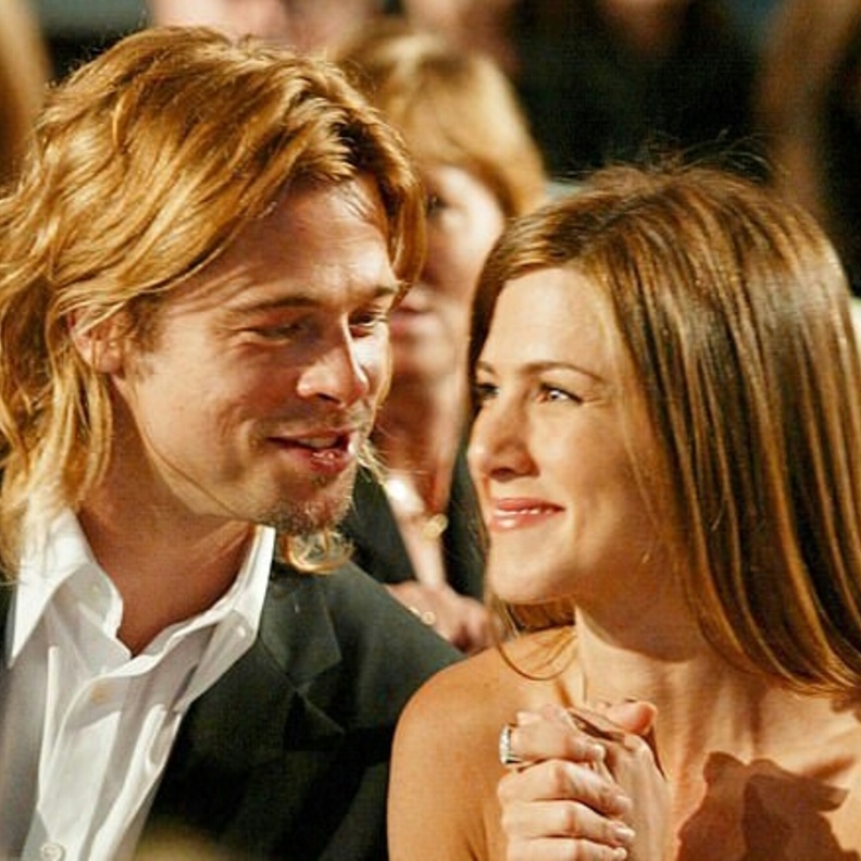 براد بيت و  جينيفر انيستون 