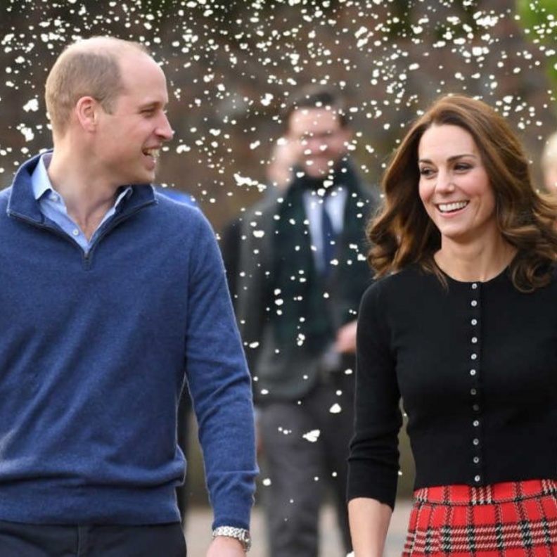 الأمير وليام وزوجته كيت ميدلتون