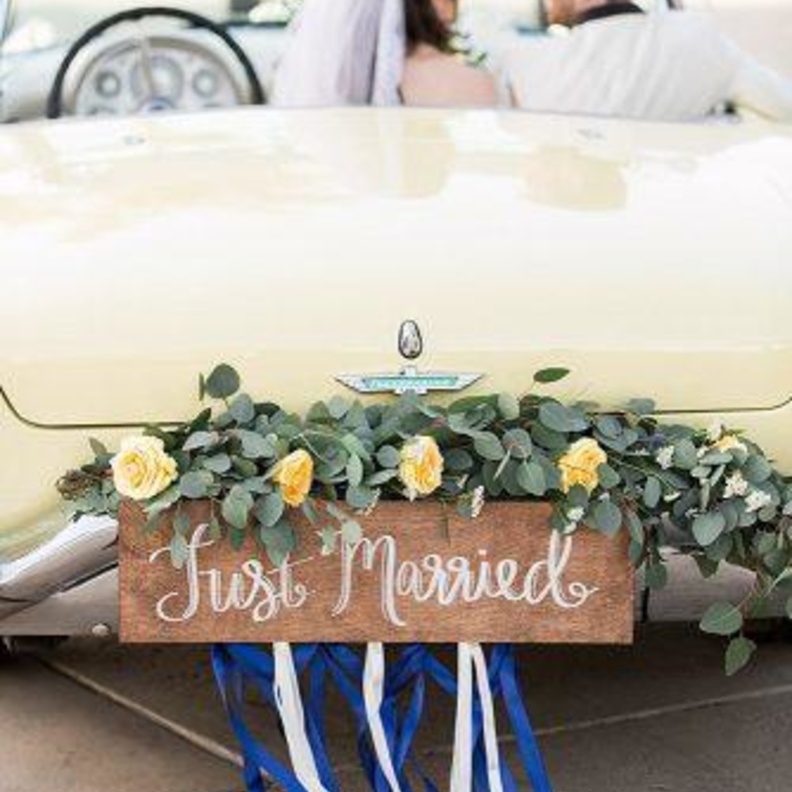 تزيين سيارة العروس