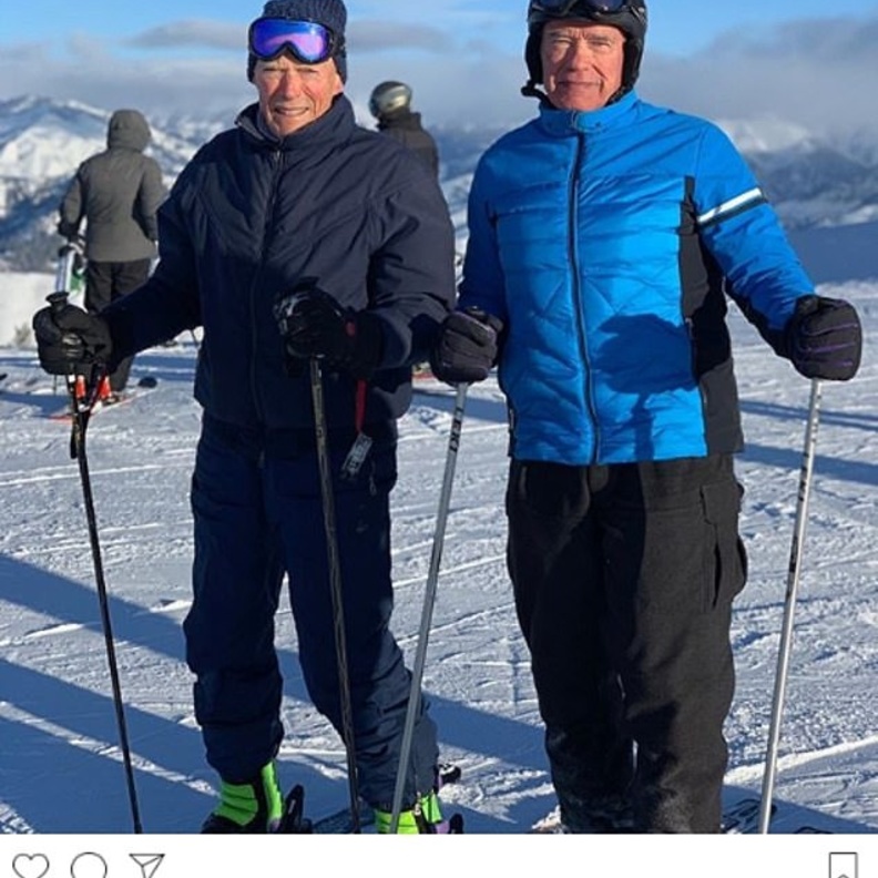 أرنولد شوارزينجر و كلينت ايستوود 