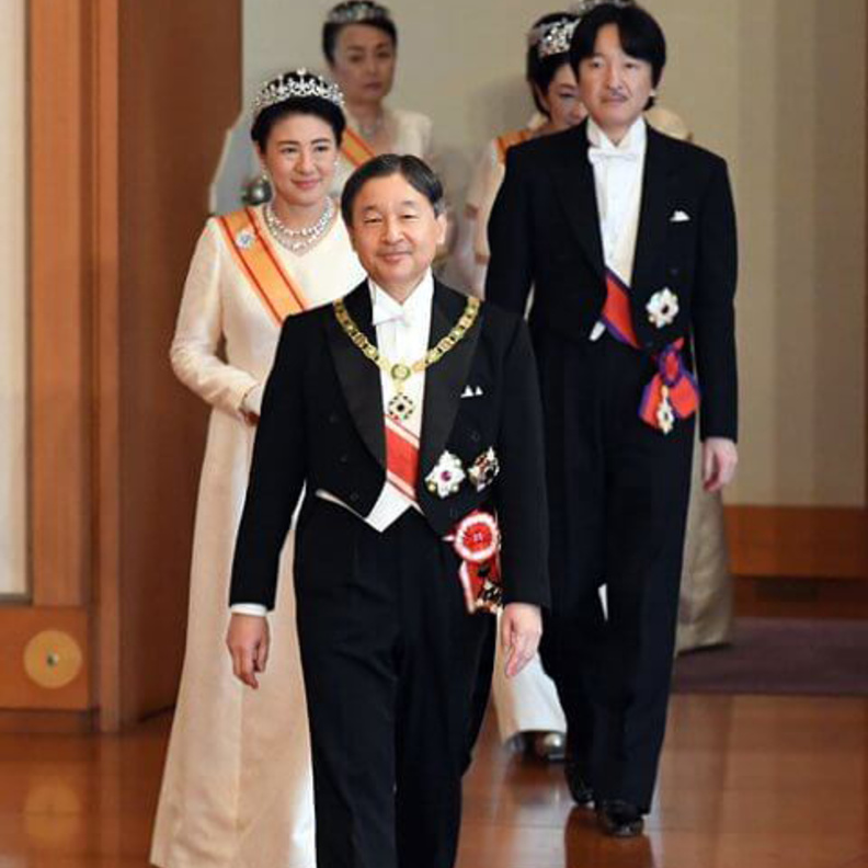 العائلة الإمبراطورية اليابانية تستضيف حفل استقبال بمناسبة بداية العام الجديد