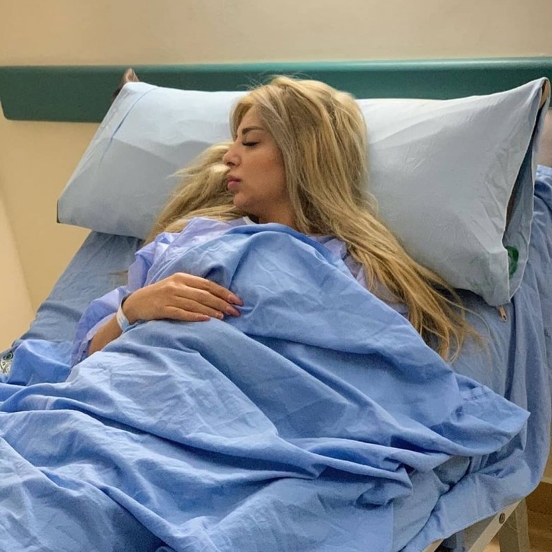 مي حلمي تجهض جنينها