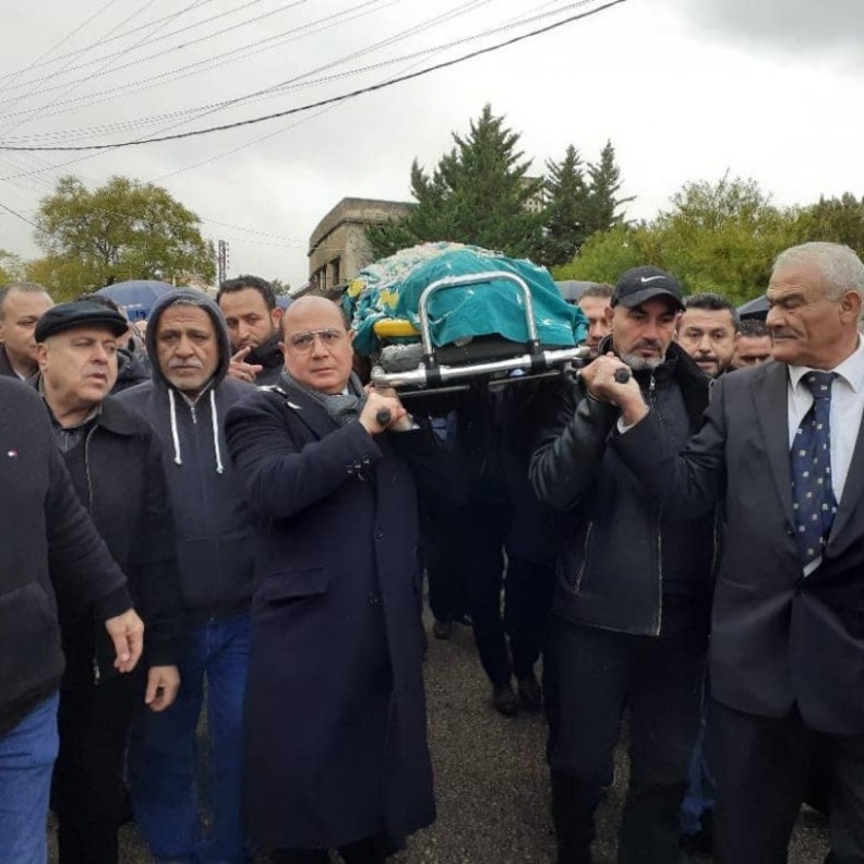 جنازة الراحلة نجوى قاسم